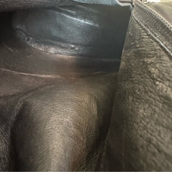 Z London Leather Over The Knee Tall Boots Zip Lace Up Stiletto Heels Black 36 - Picture 8 of 16